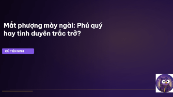 mắt phượng mày ngài