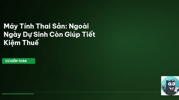 máy tính thai sản
