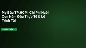 chi phí nuôi con năm đầu