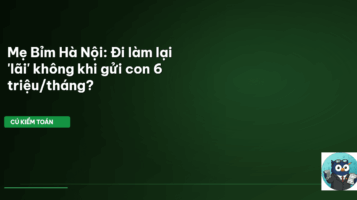 mẹ bỉm đi làm lại