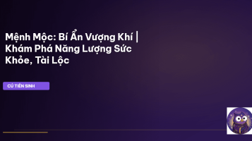 phong thủy mệnh mộc