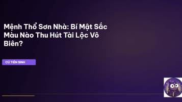 màu sơn nhà mệnh Thổ