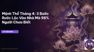 phong thủy mệnh thổ tháng 4