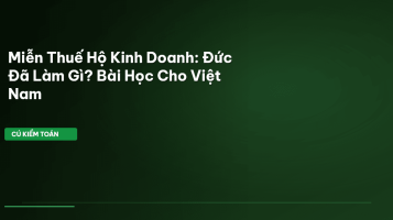 miễn thuế hộ kinh doanh