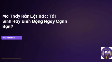 mơ thấy rắn lột xác