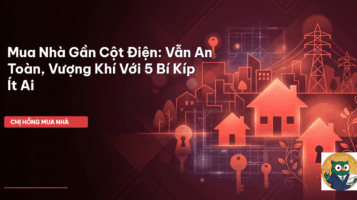 mua nhà gần cột điện