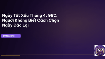 ngày tốt tháng 4