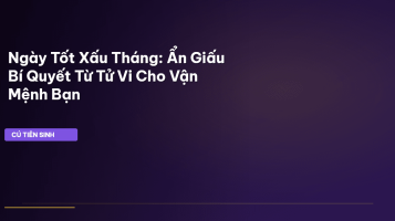 ngày tốt xấu trong tháng