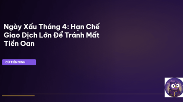 ngày xấu tháng 4