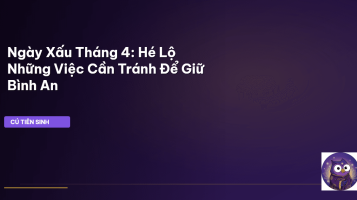 ngày xấu tháng 4