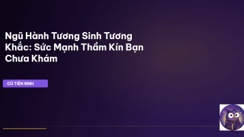 Ngũ Hành Tương Sinh Tương Khắc