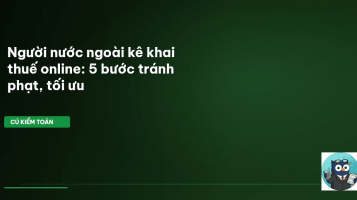 kê khai thuế online
