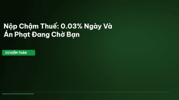 nộp chậm thuế