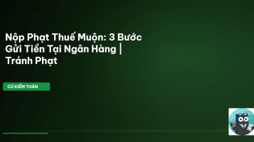 nộp phạt thuế muộn