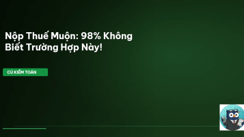 nộp phạt thuế muộn