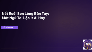 nốt ruồi son lòng bàn tay