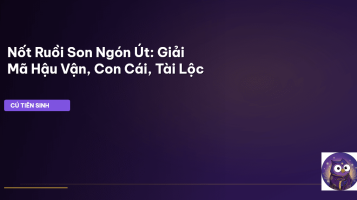 nốt ruồi son ngón út