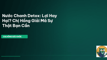detox nước chanh