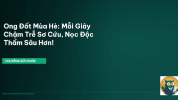 sơ cứu ong đốt