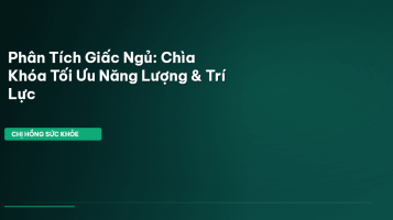 phân tích giấc ngủ