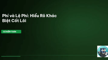 phí và lệ phí