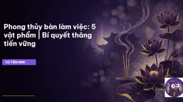 phong thủy bàn làm việc