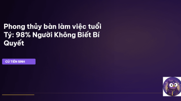 phong thủy tuổi Tý