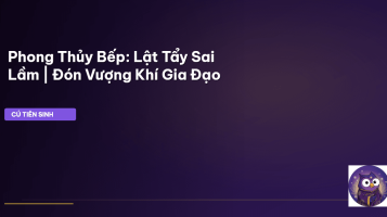 phong thủy nhà bếp