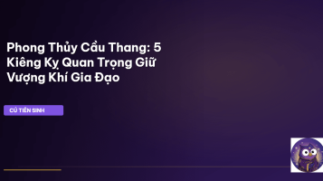 phong thủy cầu thang