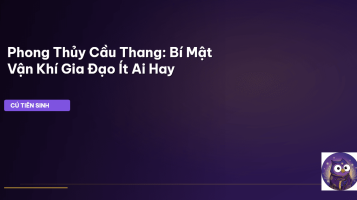 phong thủy cầu thang