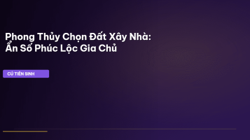 phong thủy chọn đất