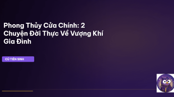phong thủy cửa chính