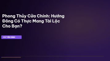 phong thủy cửa chính
