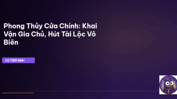 phong thủy cửa chính