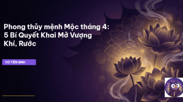 phong thủy mệnh Mộc tháng 4