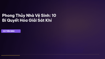 phong thủy nhà vệ sinh