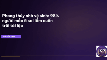 phong thủy nhà vệ sinh