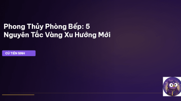 phong thủy phòng bếp