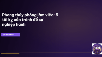 phong thủy phòng làm việc