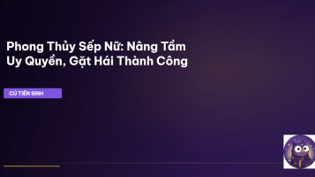 phong thủy phòng giám đốc nữ