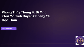 phong thủy tháng 4