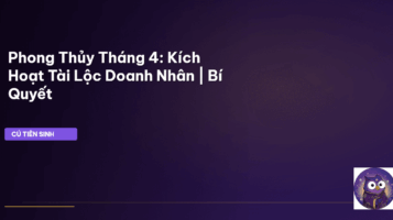 phong thủy tháng 4