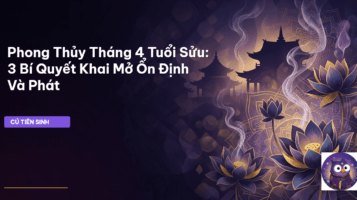 phong thủy tháng 4 tuổi Sửu