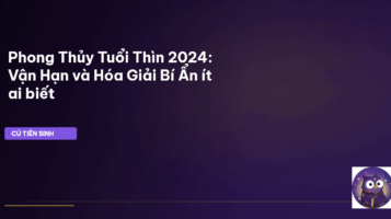 phong thủy tuổi Thìn 2024