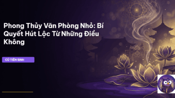 phong thủy văn phòng nhỏ