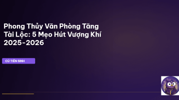 phong thủy văn phòng