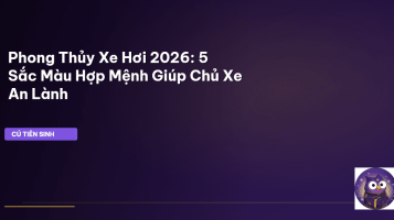 phong thủy xe hơi