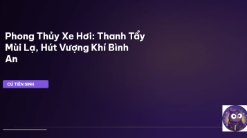 phong thủy xe hơi
