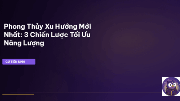 phong thủy xu hướng mới nhất