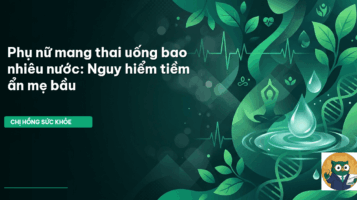 phụ nữ mang thai uống nước